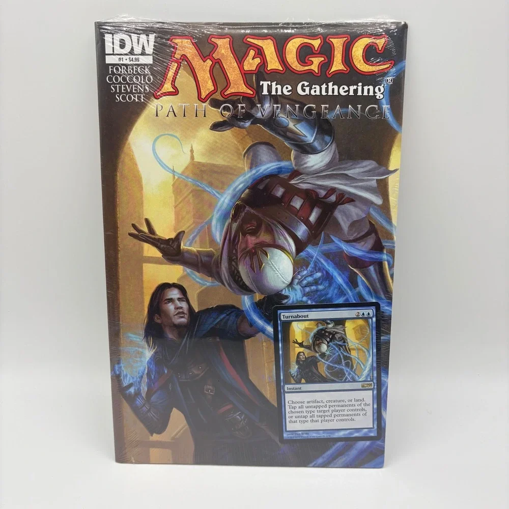 IDW Magic The Gathering Path of‎ Vengeance #1 Sealed with Turnabout Card NEW